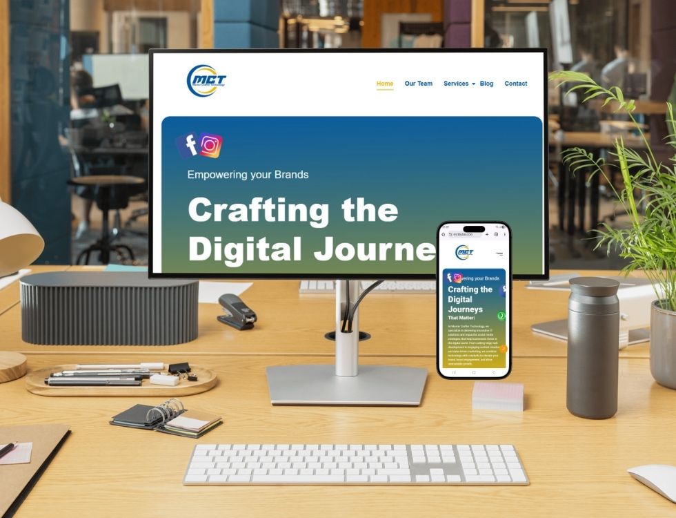 Responsive website design by Master Crafter Technology
